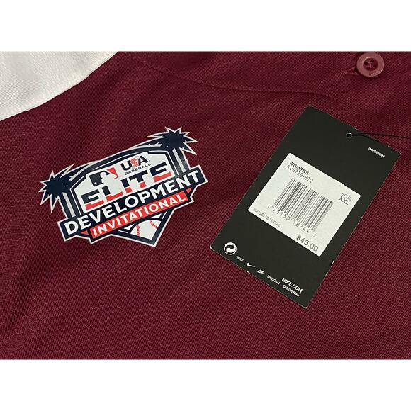 Nike Softball Elite Development Invitational Jersey Womens 2XL XXL Red - Picture 5 of 7